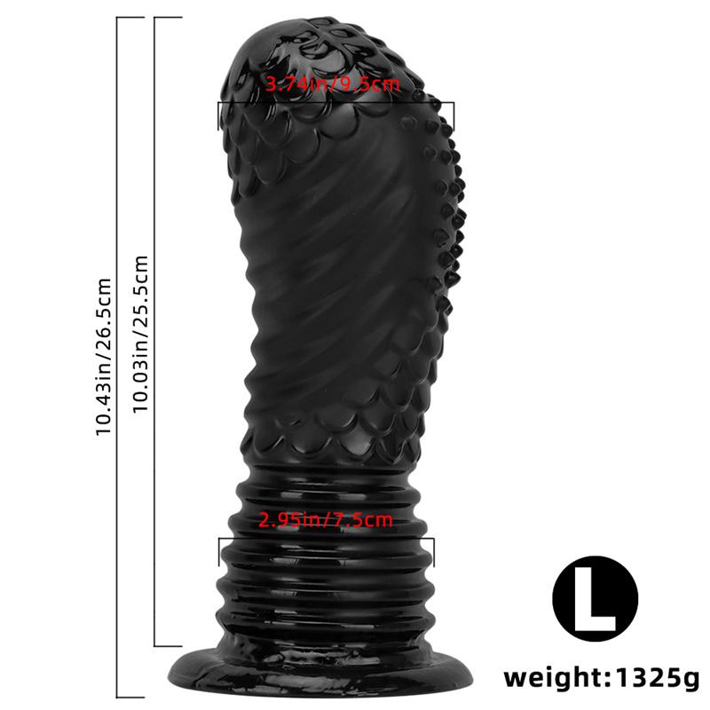 9.5cm Giant Teardrop Dildo Anal Plugs Fisting Supplies Extra Large Extra Thick Flaccid Anal