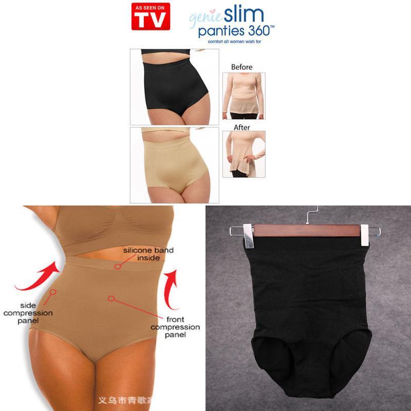 Seamless High-waist Body-shaping Panties Breathable Nylon Fabric For Postpartum Women