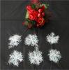 6pcs/set White Plastic Snowflake Christmas Party Xmas Tree Ornaments Window Decoration