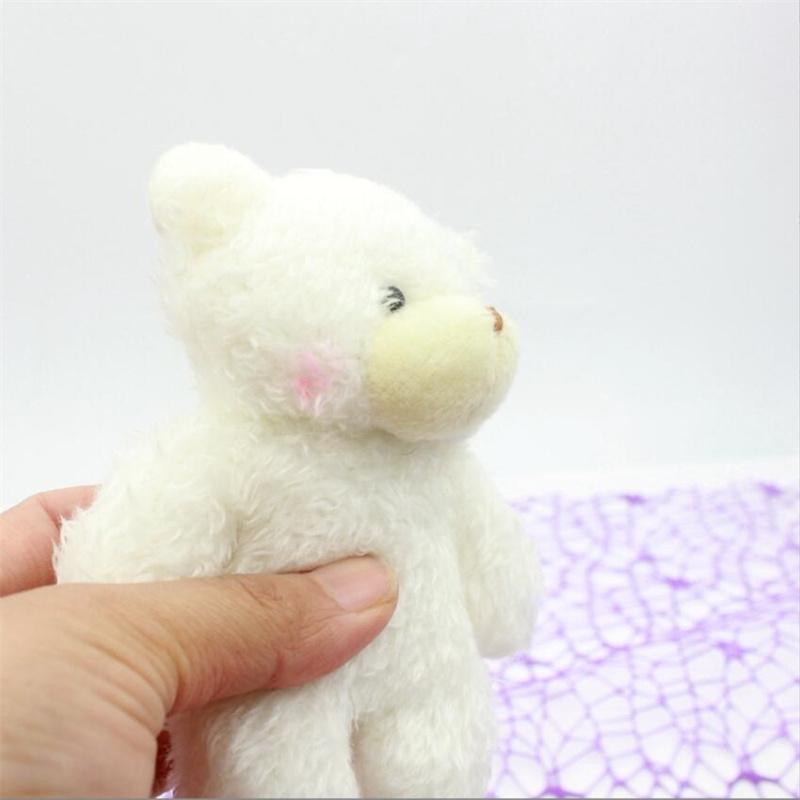 11cm Cute Blush Teddy Bear Plush Toys Cartoon Rabbit Bunny Animal Plush Stuffed Dolls Keychain Pendant Girl Small Gift