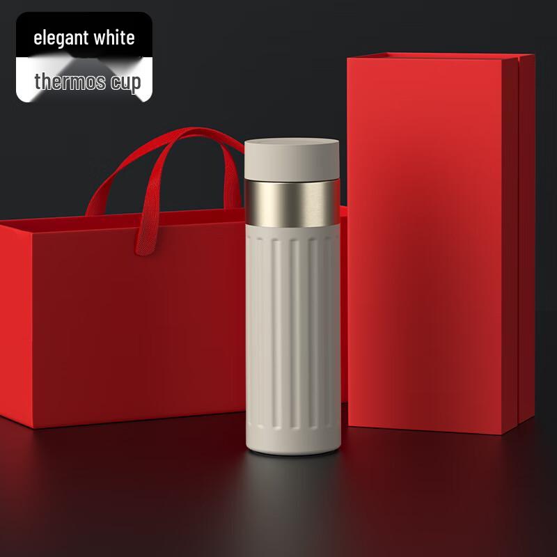 Xiao Yue Ya 316 Stainless Steel Insulated Tea Separation Mug, 480ml