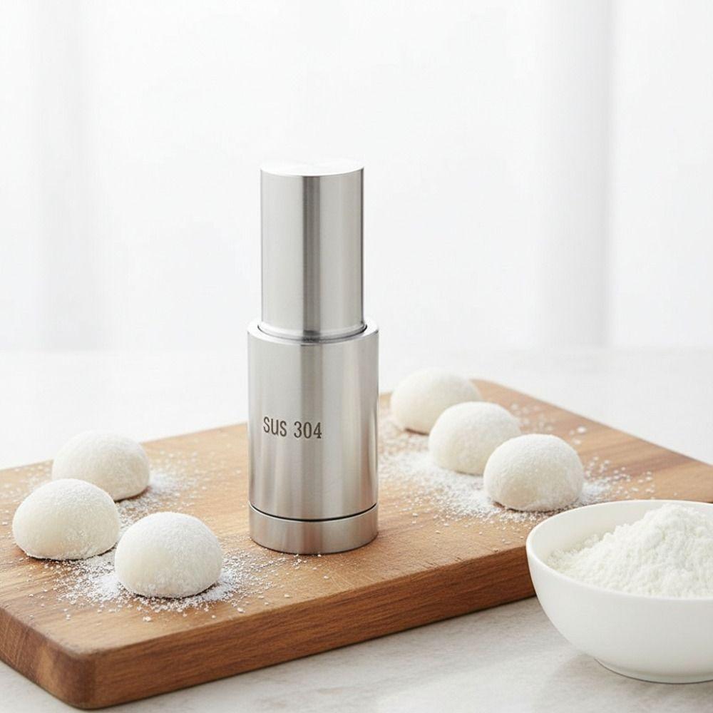 Stainless Steel Glutinous Rice Ball Stuffing Mold Easy-release Mold Detachable Glutinous Rice Ball Stuffing Maker DIY Efficient