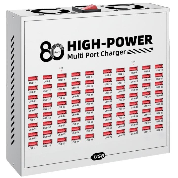 High-Power Smart USB Charger: Fast Charging Multi-Port Power Strip 5V2.4A