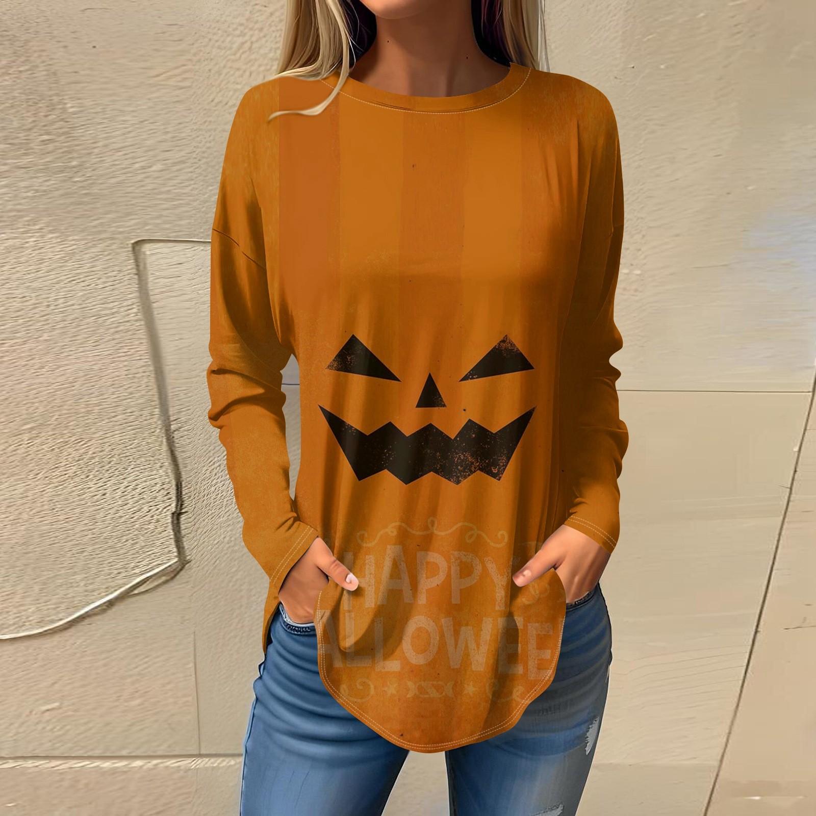 Женская футболка с принтом Хэллоуина — фото 11