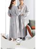 Plus Size Flannel One-Piece Pajamas for Men and Women