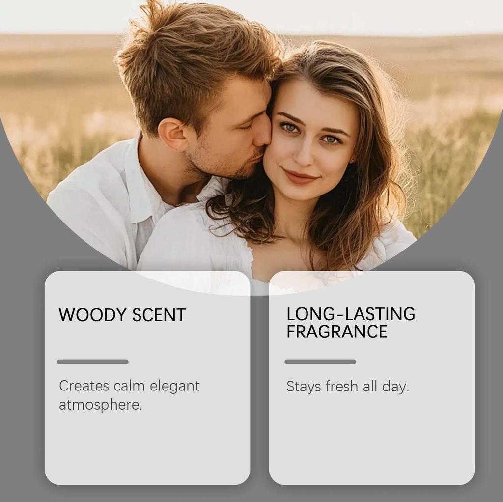 Cedar Forest Elegant Couple’s Light Perfume - Fresh, Comfortable, and Charming Fragrance