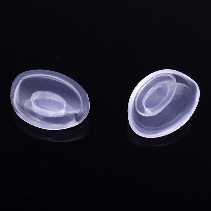 

Детские силиконовые овальные носоупоры конфетных цветов - Противодавление, Супермягкие аксессуары для очков прозрачный