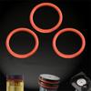 10PCS CS4.3mm Silicone O RING For DeLonghi Coffee 43.6*35*4.3 mm O-Ring VMQ Gasket seal Thickness 4.3mm ORing Red Rubber