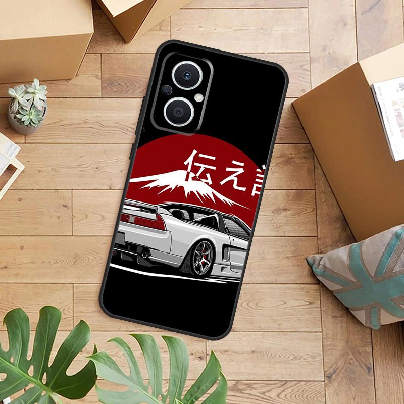 Sports Car JDM Drift Phone Case For OPPO Reno 14 13 11 12 F 10 Pro 8T 7 8 Lite OPPO Find X9 X8 X5 Pro Back Cover