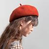 Plush Women Wool Berets Cloud British Beanie Hat Vintage Artist Hat  Winter