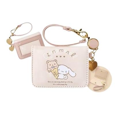 Cinnamoroll Open Pass Case Beige Leisurely Natural Series
