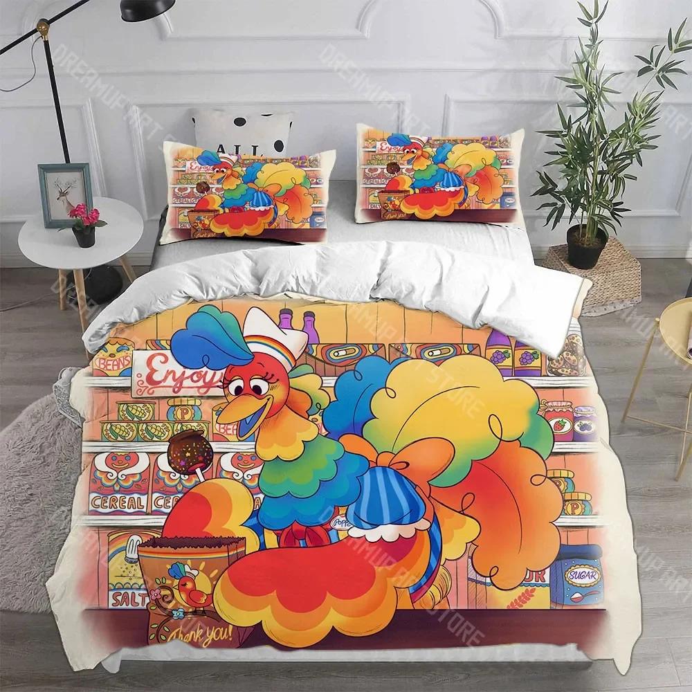 3D Print Welcome Home Anime Printed Bedding Sets Comforter Quilt Bed Cover Duvet Cover Pillow Case 2-3 Pieces Sets Kids Adult