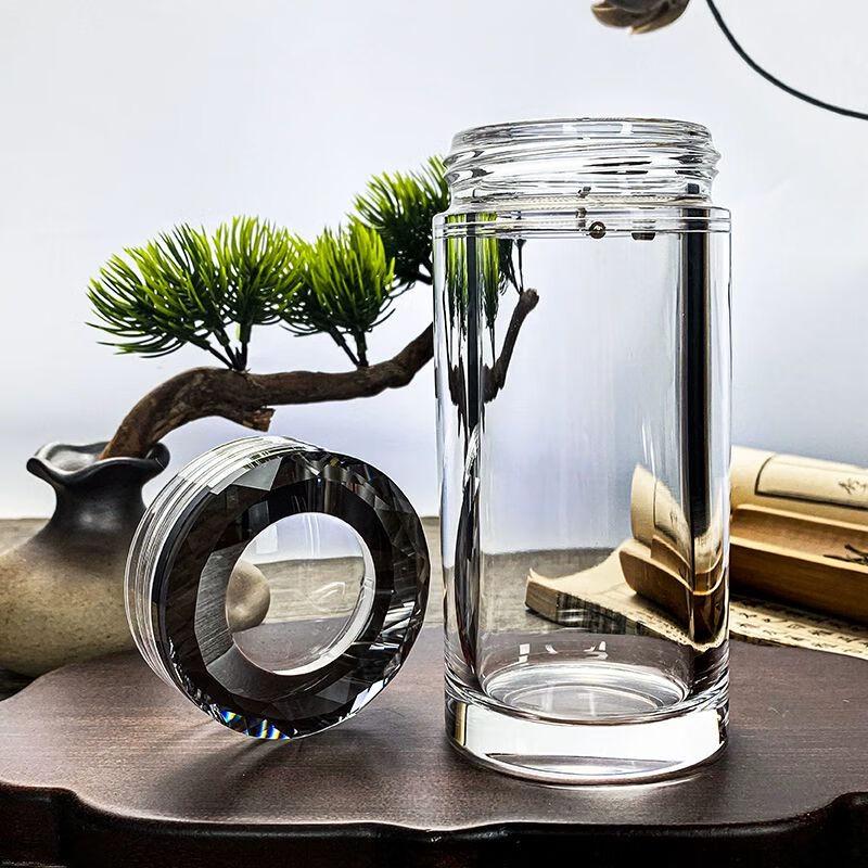 Handmade White Crystal Tea Infuser Mug