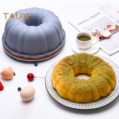 Chiffon Cake Mold Multipurpose Bakeware Round Shape Useful Silicone Mould Pastry Chiffon Cake Mold for Home