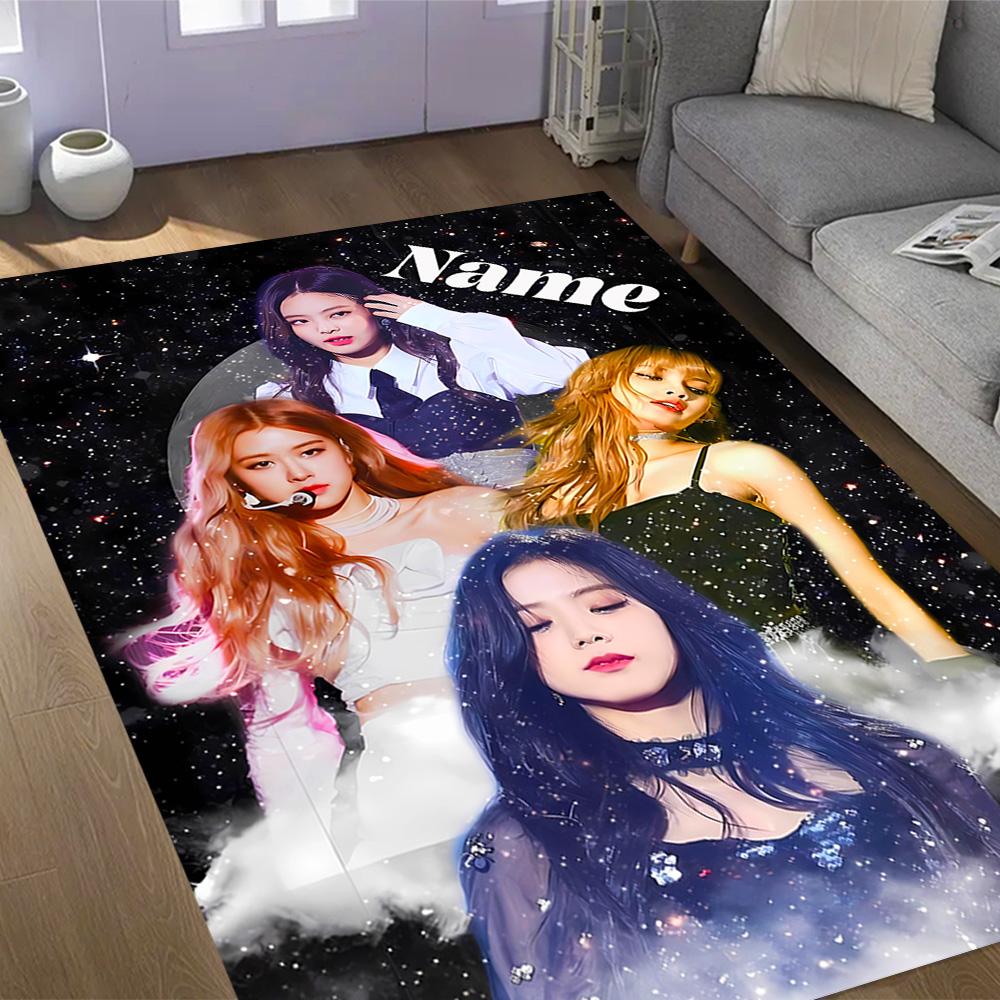 Royal Glamour Squad Customizable Name Floor Mat Suitable for Dormitory Hallway Outdoor Game Room Anti-slip Rug Decorate Offices Spiritual Gift
