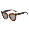 New Oversized Cat-Eye Sunglasses Women's INS Style Fashionable Diamond-Studded Shades Outdoor UV-Protective Eyeglasses
