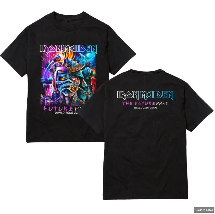 

I-ron M--aiden Band Tee – Double-Sided Metal Music T-Shirt for Fans High-end Luxury Is for Both Men and Women Top Y2k 4XL