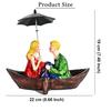 Home Decoration Items for Living Room | Timeless Boat Couple Statue | Ideal Wedding Gift for Couples & Anniversary Decoration Items |