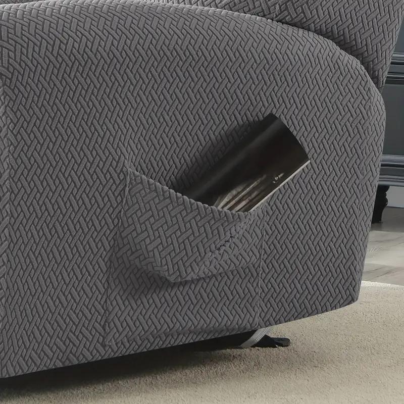 3 Seat Recliner Sofa Cover For Living Room Stretch Elastic Couch Slipcover Relax Armchairs Protects Anti-Scratch Cover