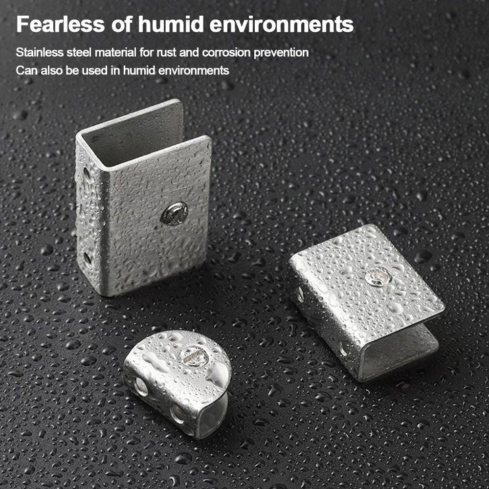 Verstellbarer Geländerhalter Schwerlast Holz Glasböden Klemme Beschläge Glasstütze