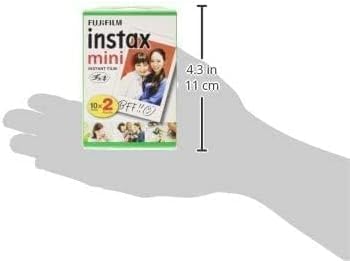 Fujifilm Instax Mini JP2 Instant Film, 20 Card-Size Sheets, Includes SOLOFIS Lens Cleaner (Box of 20)