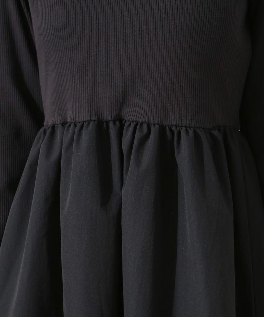 Nano Universe Balloon Combination F Women's 2-Way Dress, 030, White, 673-5119312