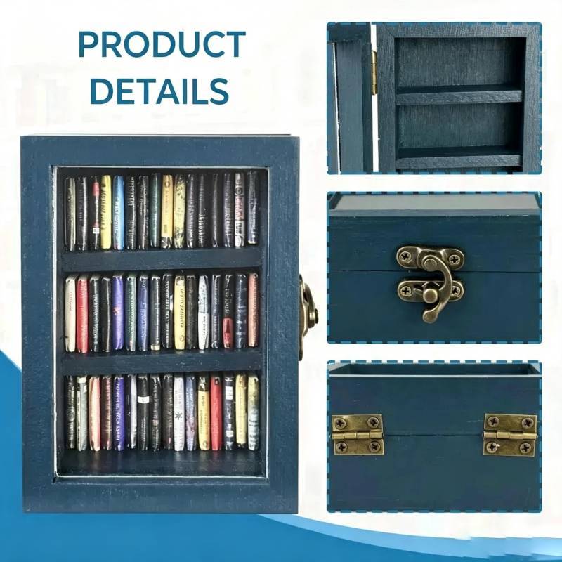 Original Anxiety Bookshelf Wooden Organizer For Stress Relief And Giftgiving