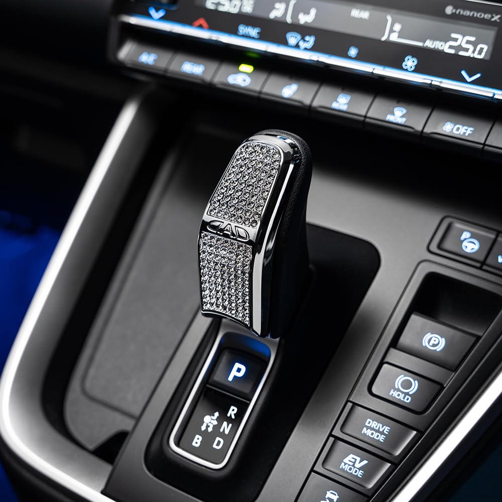 Garson Crystal Shift Knob Cover Crystal for 40 Series Alphard Hybrid and 90 Series Voxy Hybrid DAD D.A.D T-D Hybrid/Vellfire Hybrid/Noah SB200-01-01