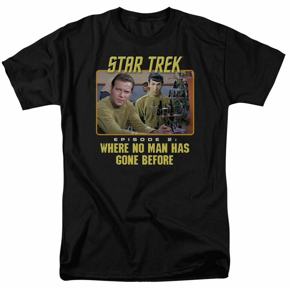 26 Star Trek Episode 2 T Shirt Licensed Sci-Fi TV Classic Adult Adult Tee New Black Unisex T-Shirt L