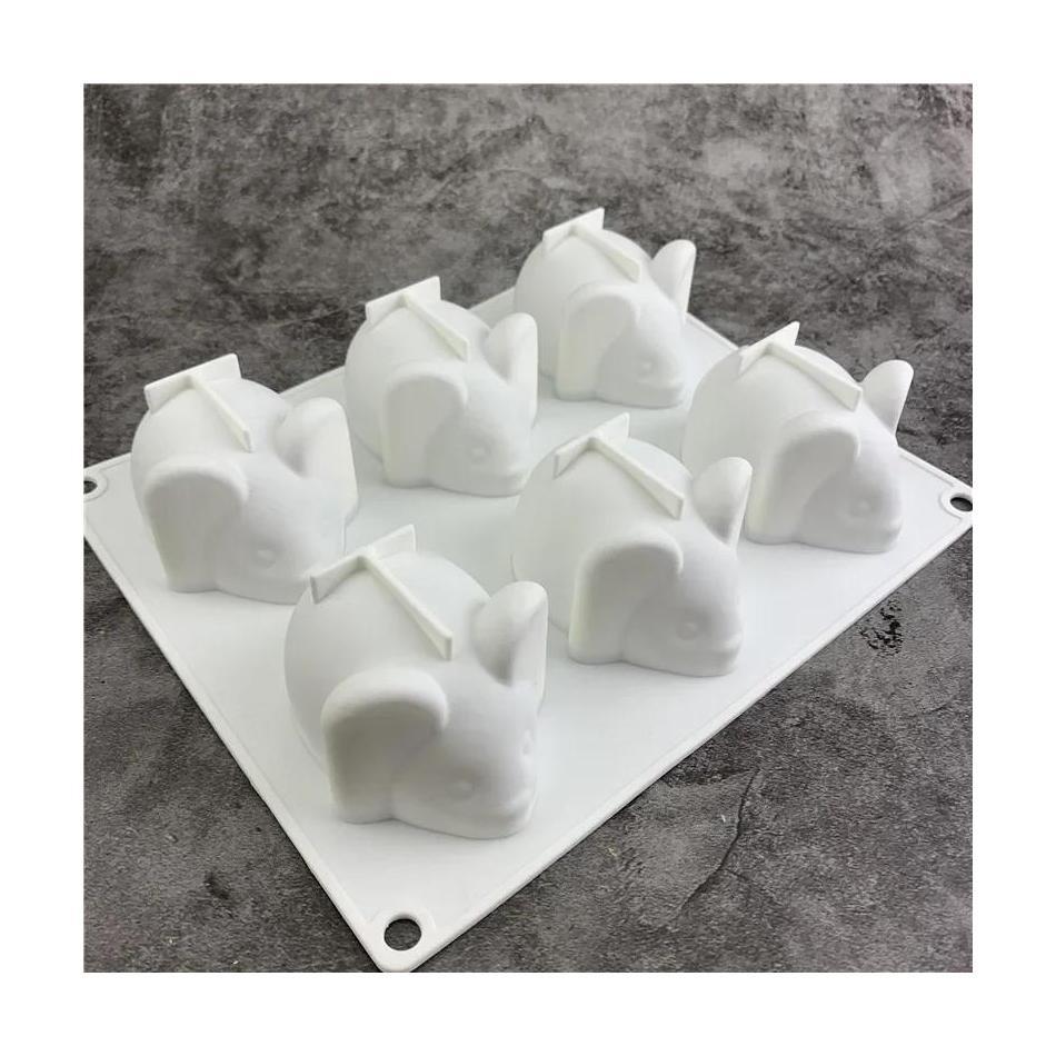 1 Pcs Cute Shape Mouse Mold Mousse Cake Dessert Baking Chocolate Silicone Mould Kitchen Fondant Cake Decor Tool Kitchen Supplies