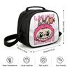 Insulated Lunch Bag  Portable Cooler Tote with Zipper, Cartoon Design