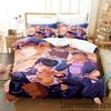 Anime JoJos Bizarre Adventure Bedding Set Duvet Cover Pillowcase King Queen Size Boys Adult Comforter