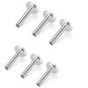 Edelstahl/Titan F136 Flacher Boden Innengewinde Labret Piercing Ohrring Stäbchen