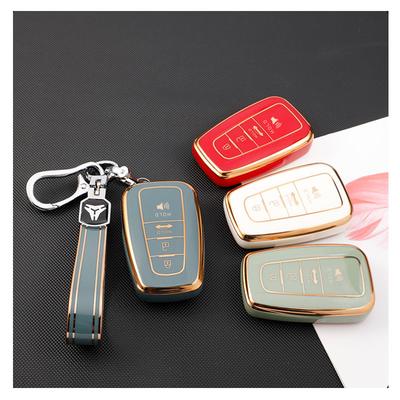 TPU Car Remote Key Case Cover For Toyota Corolla Hybrid 2021 Rav4 Camry Highlander Prius C-HR 2018 2019 2020 2022 Accessories