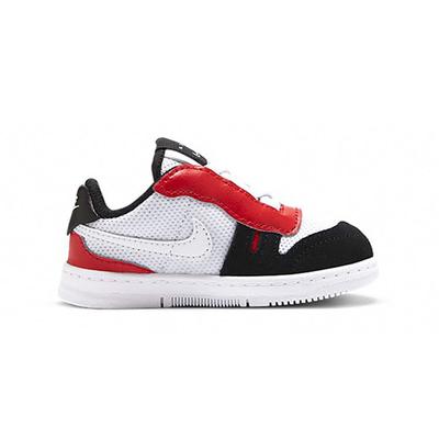 Squash Type Low Top Skateboard Shoes Black White Red Infant And Toddler CJ4121-101