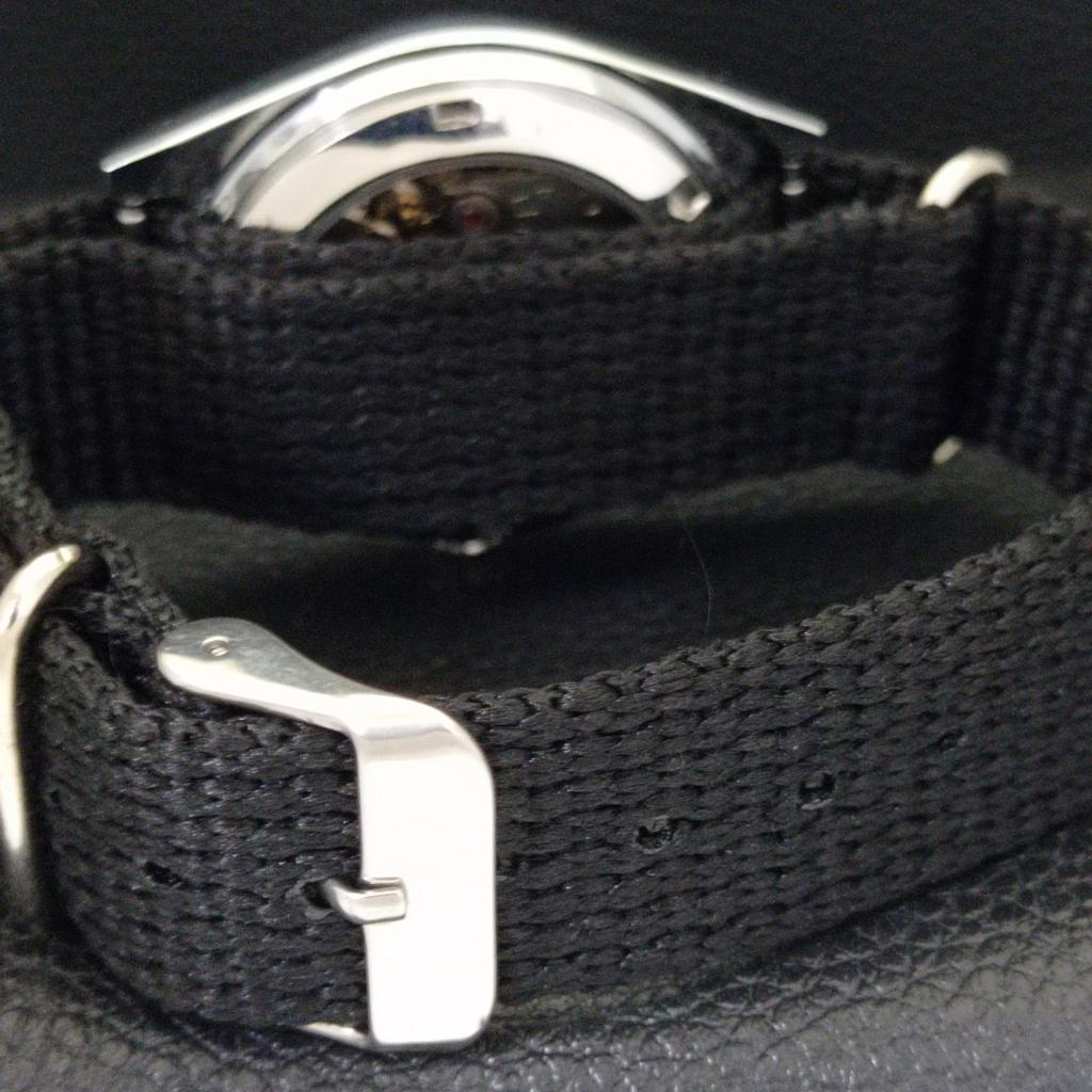 REFURBISHED SEIKO 5 AUTOMATIC 6309A VINTAGE JAPAN MENS BLACK WATCH A441269-4 Sk-a441269