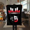 1PC JuL C'est Pas Des Lol Print Flannel Blanket, High quality All Seasons, Home Decor, Warmth and Comfort, Perfect for Christmas Gifts