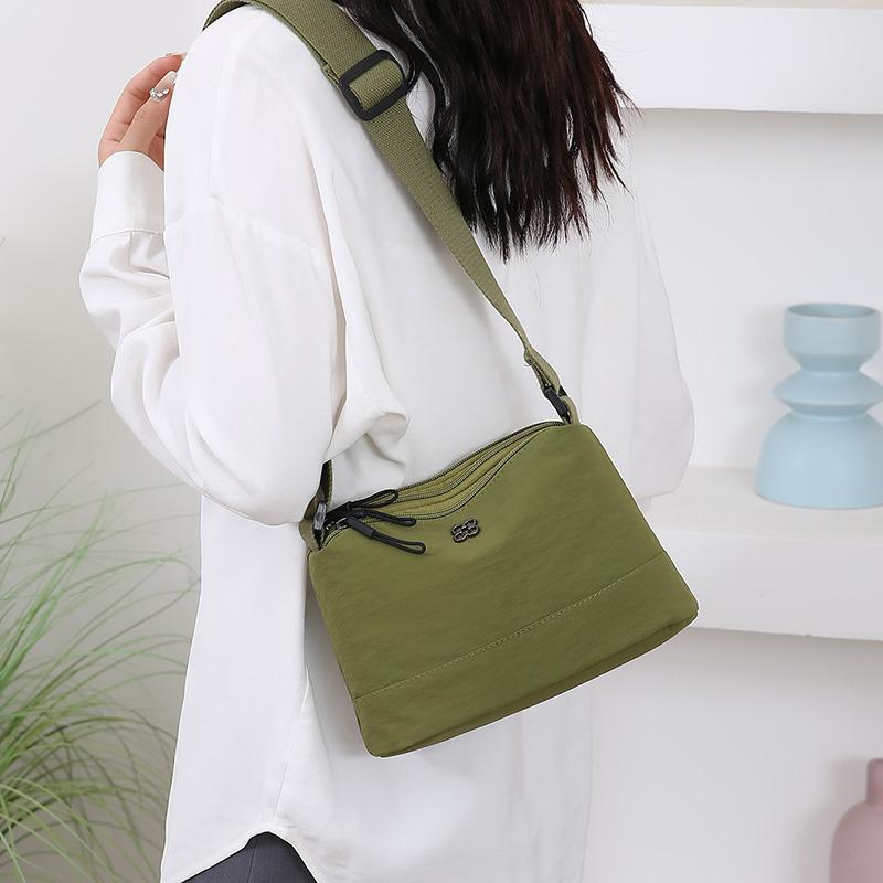 Women's Lightweight Nylon Shoulder Bag – Convertible Crossbody for Travel, Water-Resistant with Phone Pocket