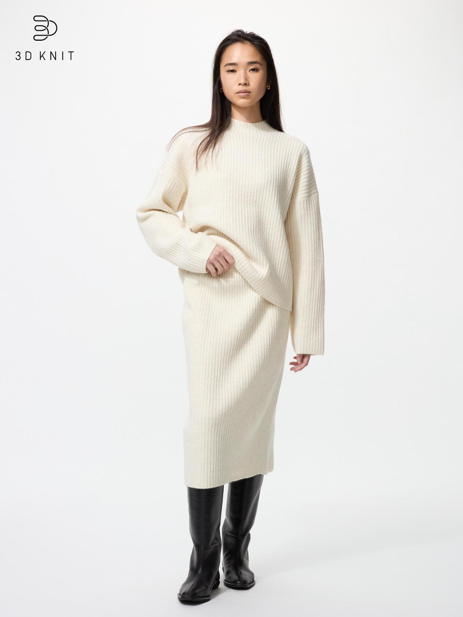 

Юбка-трансформер Uniqlo 3d Knit Supleyan 01 OFF WHITE/WOMEN S