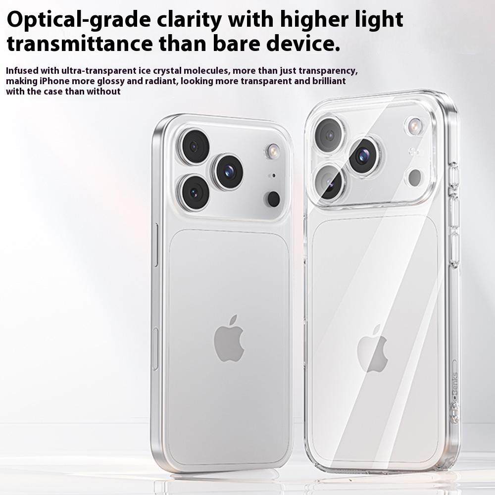 BENKS Pro iPhone 17 Pro Max Pouzdro Ultra tenké Průhledné PC Kryt na telefon jako nahý