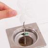 Pipe Unclogger Disposable Flower Decor Drain Strainer with Chain Anti Clog Hair Catcher Sink Tub Shower Kitchen Drain Cleaner
