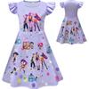Abiti Casual Semplici Versatili con Stampe alla Moda per Bambine Ragazze