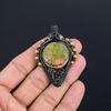 Unakite Pendant, 999 Copper Wire Wrapped Jewelry, Gemstone Jewelry Pendant, Handmade Wedding Gift Jewelry