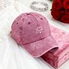 Gewassen Katoenen Baseballpet Verstelbaar Verweerd Truckerpet Voor Vrouwen Team Bruid Feestpetten Personaliseren Bruidsbruiloft Vintage