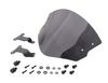 Kitaco Aero Visor (Smoke) – Compatible with Dio 110 (JK03-1200001~) & Lead 125 (JK12-1200001~) – Polycarbonate – 670-1454100