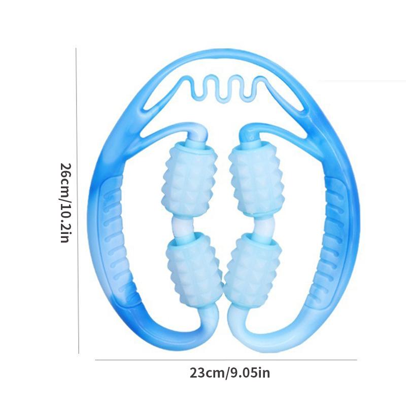 Blauer Rollring-Massagegerät Heim Büro Yoga Bein Fitnessgerät Training Beinverschönerer Muskelentspannung Massagerolle