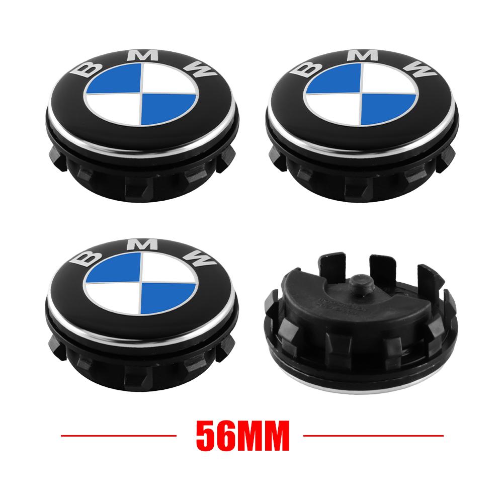 4Pcs 56mm Car Wheel Center Caps Hub Caps Rims Cover Hubcaps Accessories For For BMW X1 X5 E70 X6 E71 Z4 E89 3 Series E90 E91 E60
