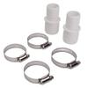 32mm Hose Coupling Pool Hose Adapter with Hose Clamp Hose Adapter Replacement for Pangea Tech