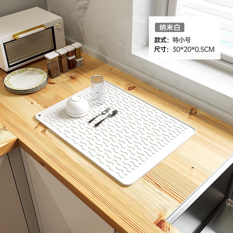 Heat Insulation Pad, Drain Mat, Kitchen Protection, Silicone Pad, Countertop Pad, Cutting Board, Anti-skid Pad, High Temperature Resistant