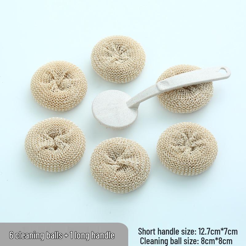 

Нано Стальная Вата Щетка для Посуды – Не Царапающая, Длинная Ручка для Бытовых Кастрюль и Сковород